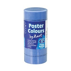 Zart Poster Colours Refill Cobalt Blue Pack of 6_2